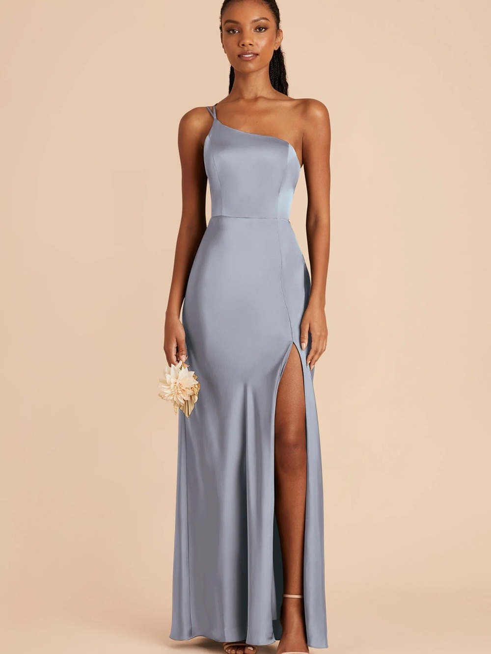 Birdy Grey Kensie Bridesmaid Dress in Dusty Blue XS